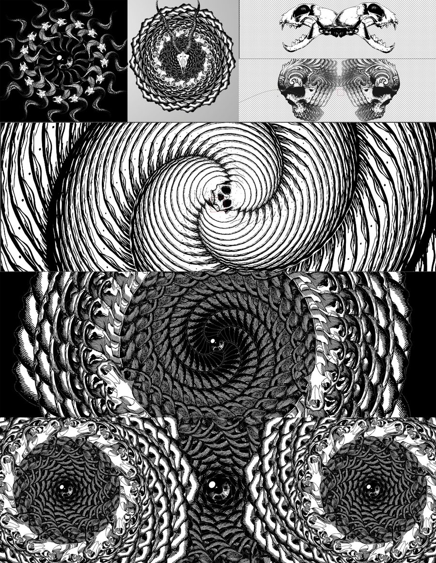 Skull Spiral, 2017: the work at a glance